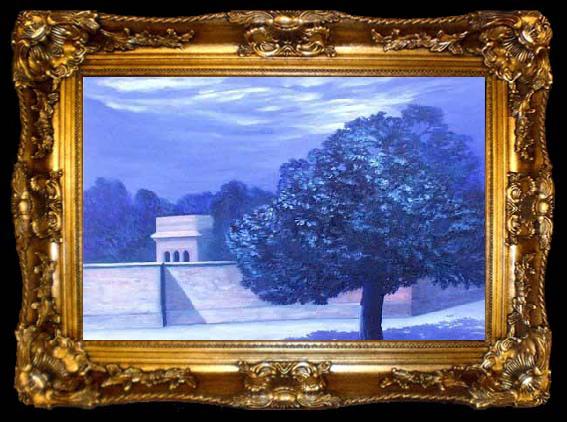 framed  Anita Ree Mango tree by moonlight, ta009-2